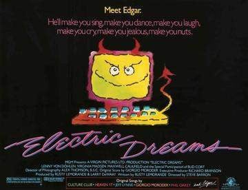 Electric Dreams (1984) original movie poster for sale at Original Film Art - Vintage Movie Posters