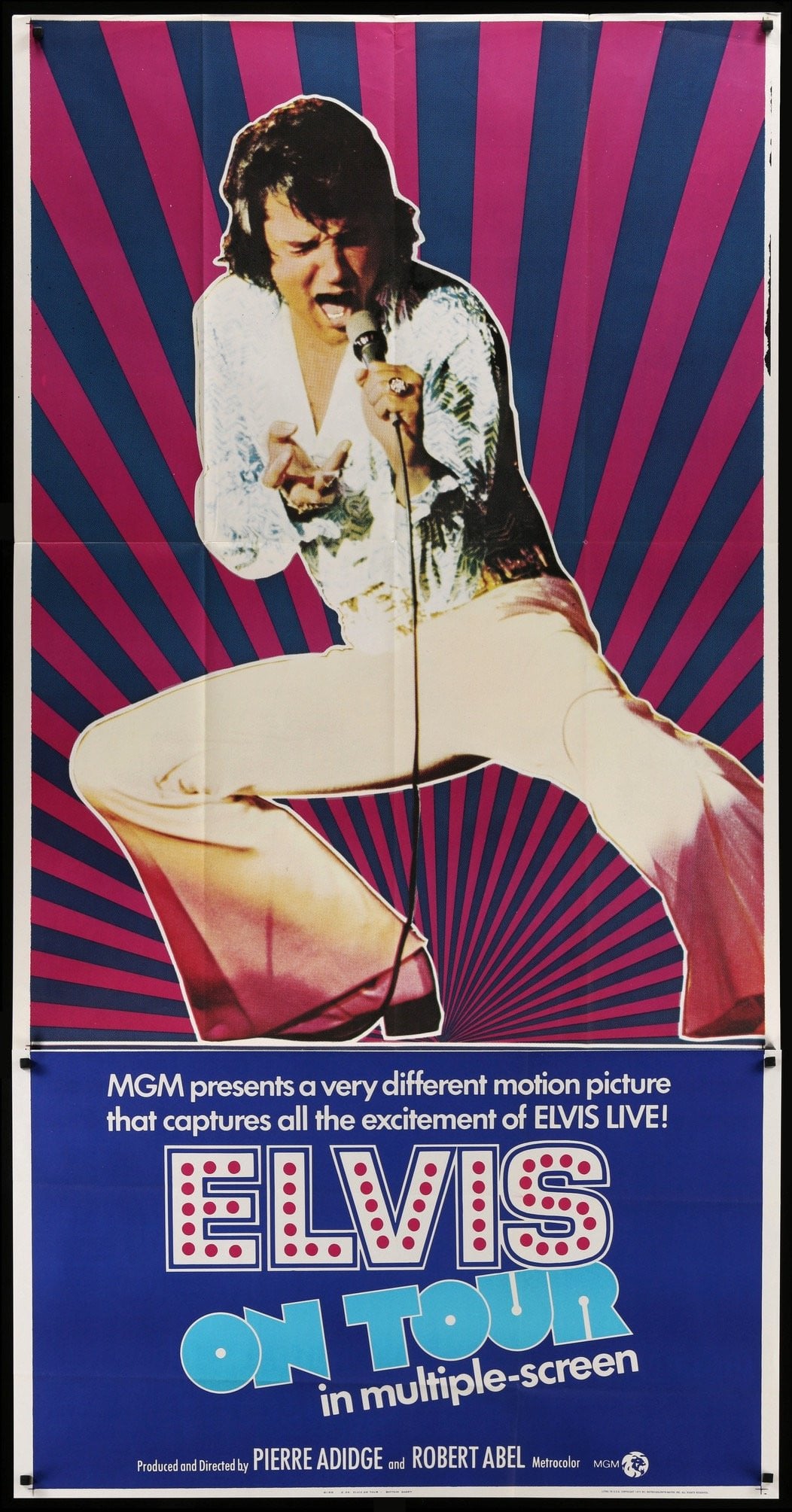 Elvis On Tour (1972) original movie poster for sale at Original Film Art
