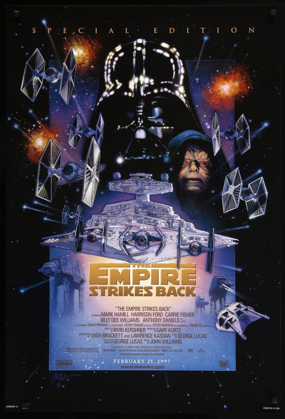Empire Strikes Back (1980) original movie poster for sale at Original Film Art - Vintage Movie Posters