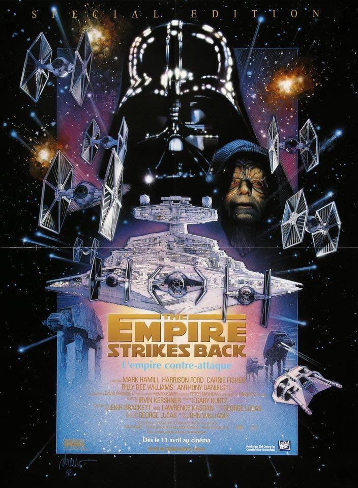 Empire Strikes Back (1980) original movie poster for sale at Original Film Art - Vintage Movie Posters