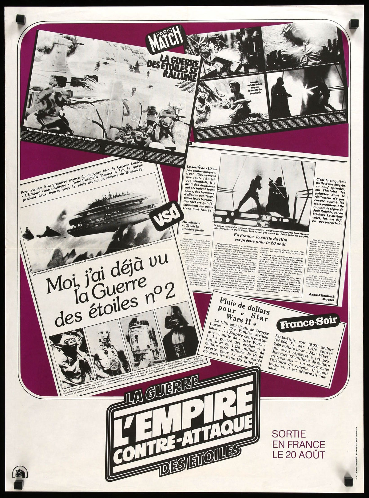 Empire Strikes Back (1980) original movie poster for sale at Original Film Art - Vintage Movie Posters