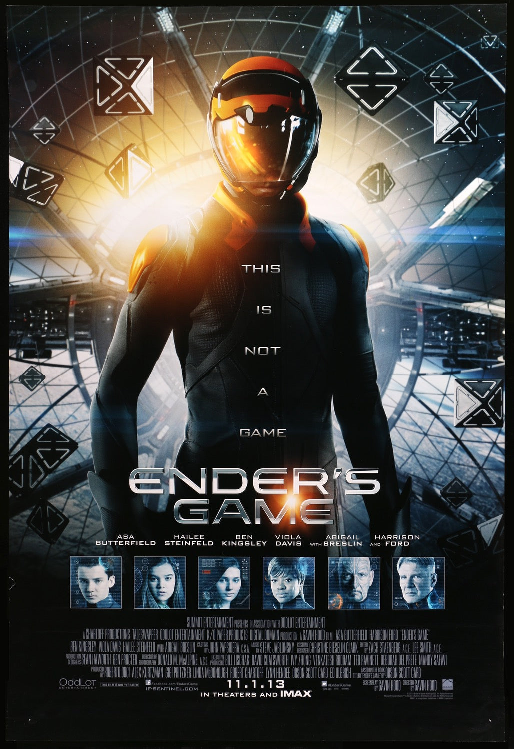 Ender&#39;s Game (2013) original movie poster for sale at Original Film Art - Vintage Movie Posters