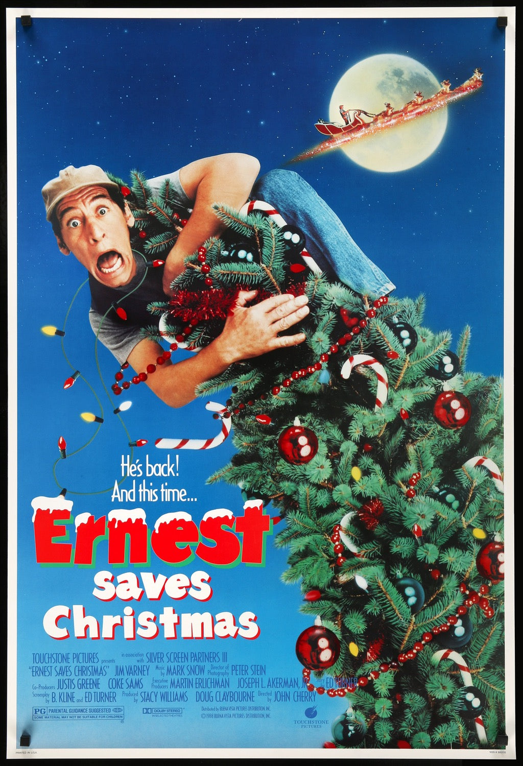 Ernest Saves Christmas (1988) original movie poster for sale at Original Film Art - Vintage Movie Posters