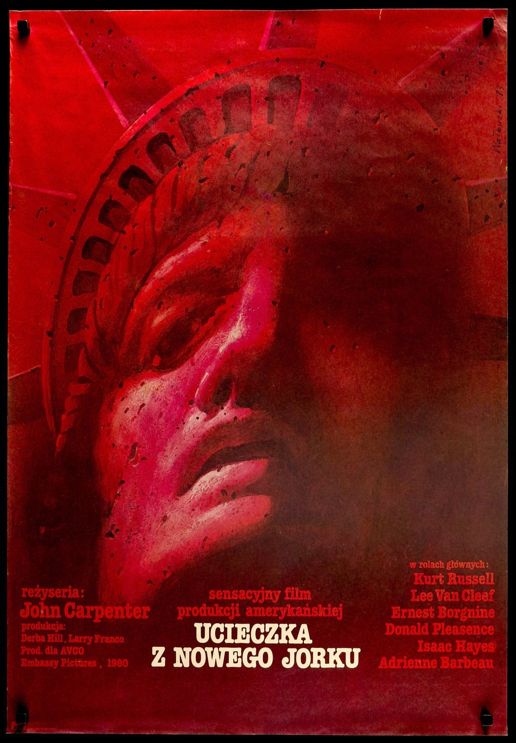 Escape from New York (1981) original movie poster for sale at Original Film Art - Vintage Movie Posters