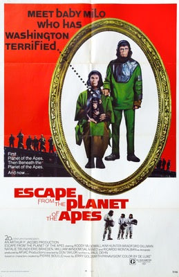 Escape From the Planet of the Apes (1971) original movie poster for sale at Original Film Art - Vintage Movie Posters