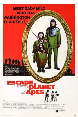 Escape From the Planet of the Apes (1971) original movie poster for sale at Original Film Art - Vintage Movie Posters