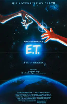 E.T. The Extra Terrestrial (1982) original movie poster for sale at Original Film Art - Vintage Movie Posters