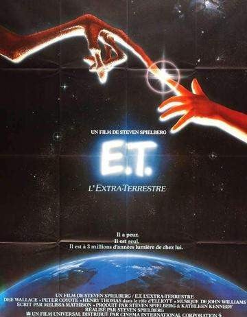 E.T. The Extra Terrestrial (1982) original movie poster for sale at Original Film Art - Vintage Movie Posters