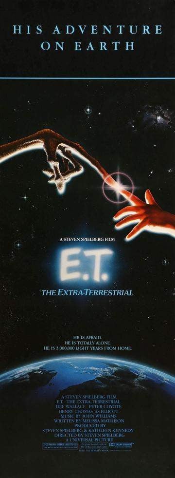 E.T. The Extra Terrestrial (1982) original movie poster for sale at Original Film Art - Vintage Movie Posters