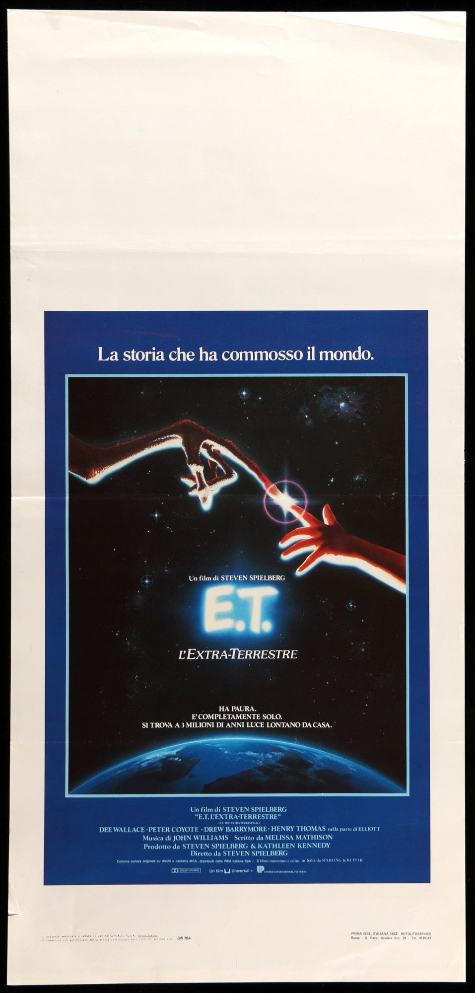 E.T. The Extra Terrestrial (1982) original movie poster for sale at Original Film Art - Vintage Movie Posters