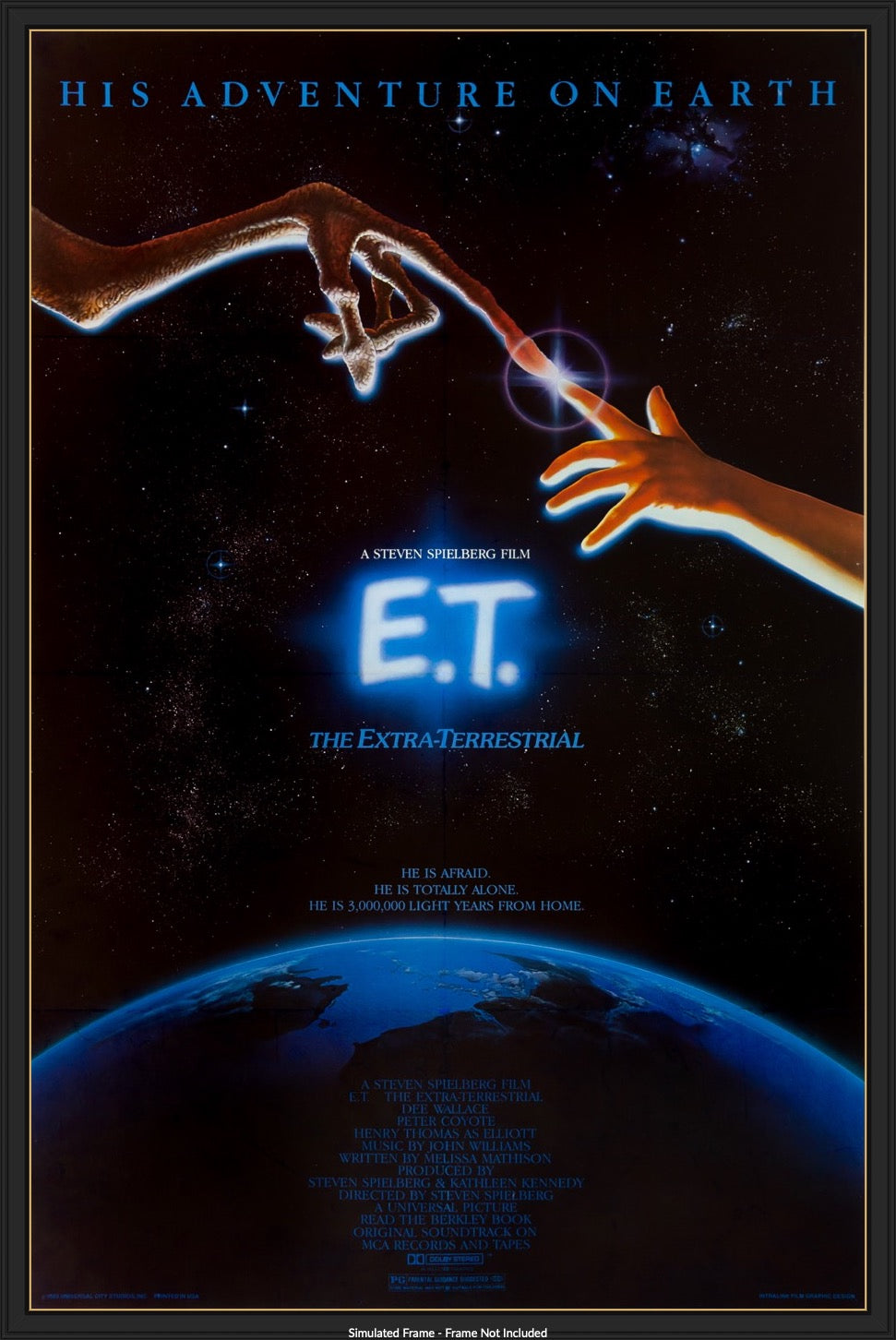 E.T. The Extra Terrestrial (1982) original movie poster for sale at Original Film Art - Vintage Movie Posters