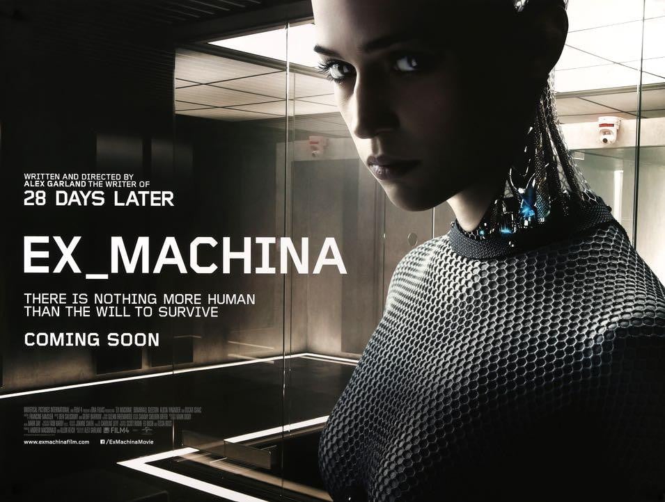 Ex Machina (2015) Original British Quad Movie Poster - Original