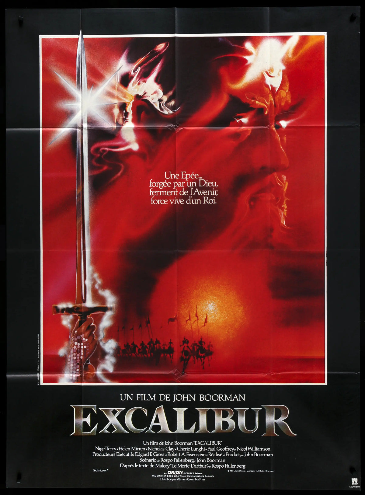 Excalibur (1981) original movie poster for sale at Original Film Art - Vintage Movie Posters