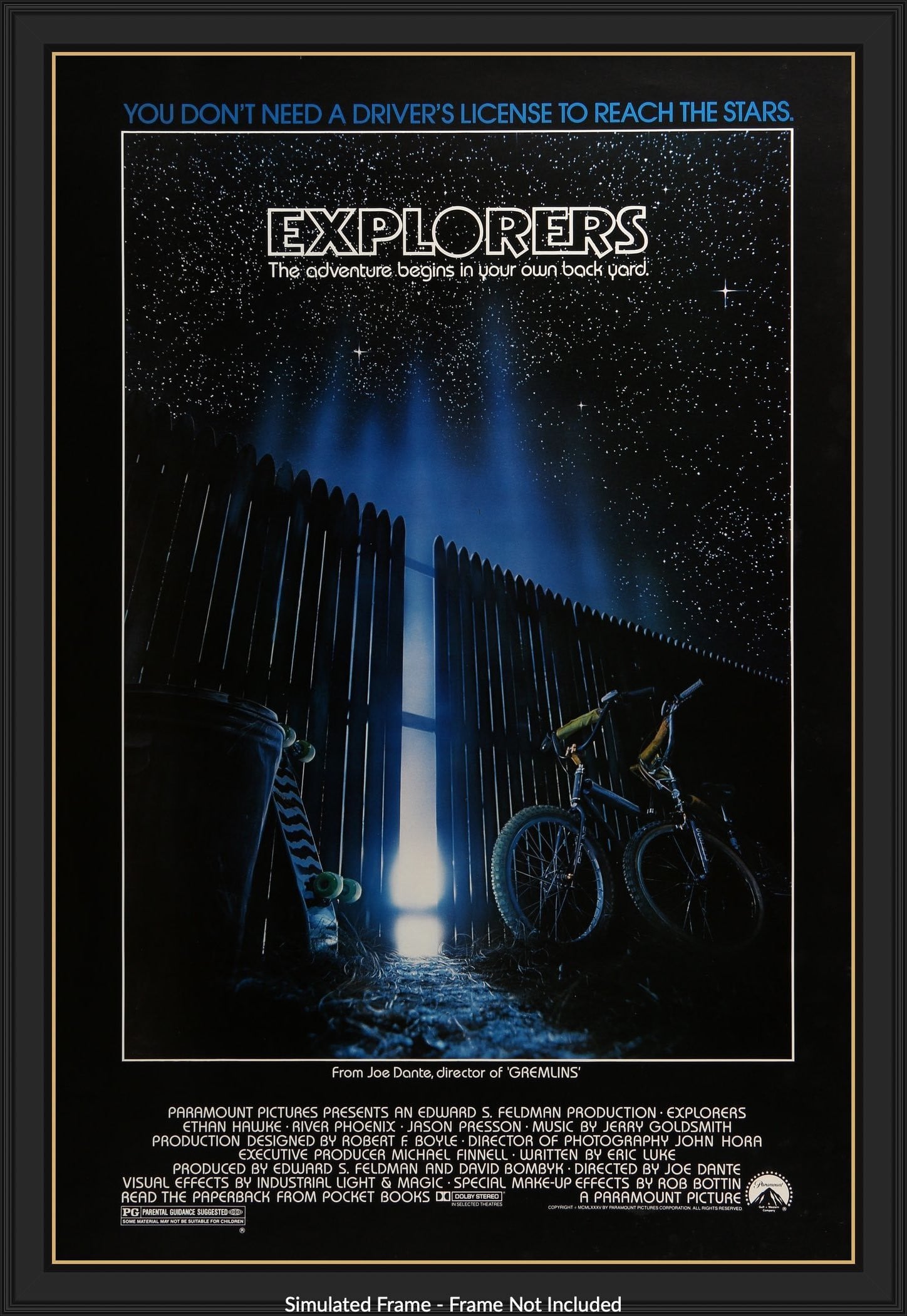 Explorers (1985) original movie poster for sale at Original Film Art