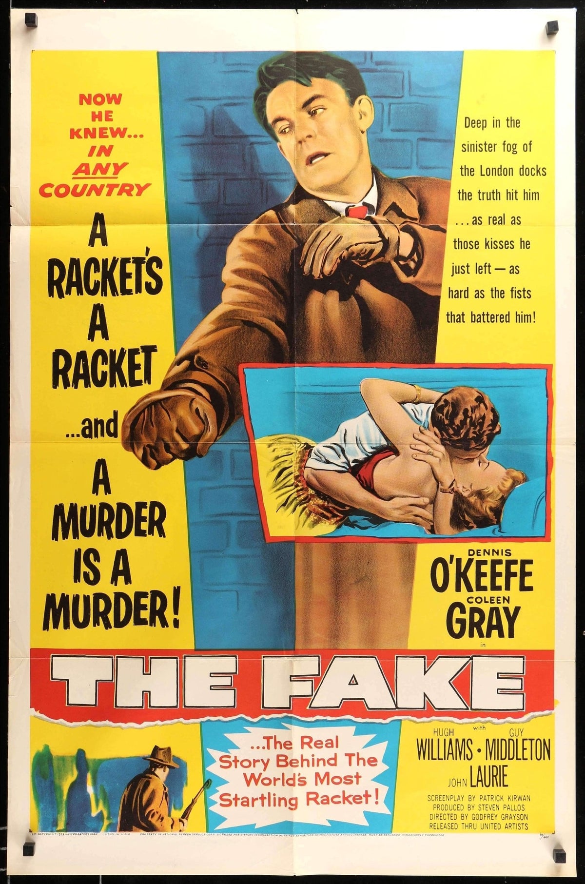 Fake (1953) original movie poster for sale at Original Film Art