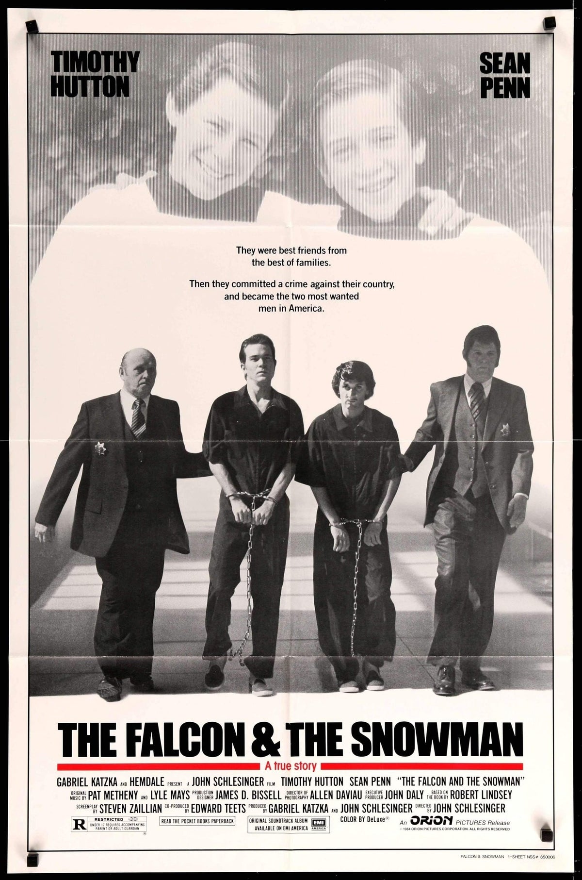 Falcon and the Snowman (1985) original movie poster for sale at Original Film Art - Vintage Movie Posters