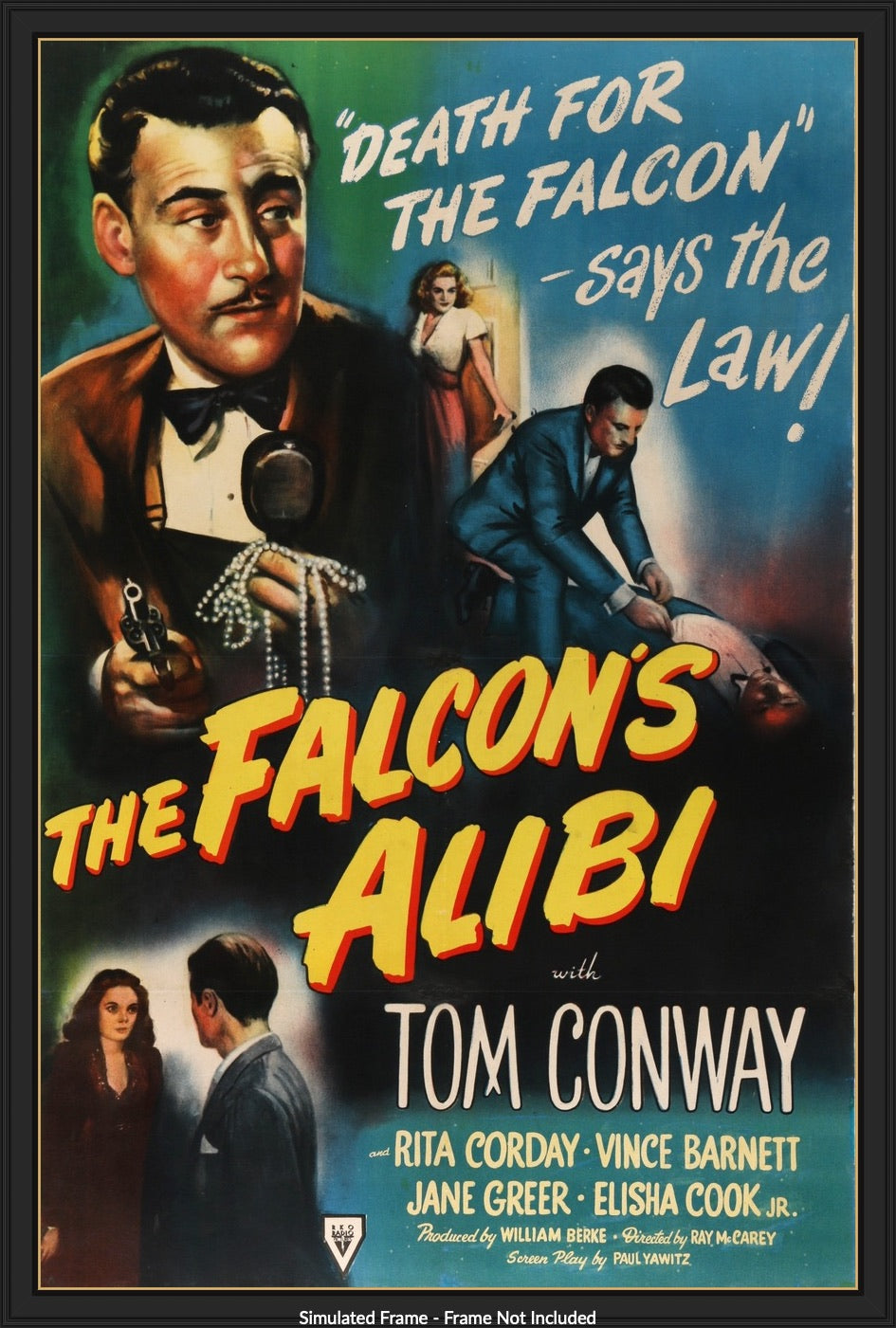 Falcon's Alibi (1946) original movie poster for sale at Original Film Art