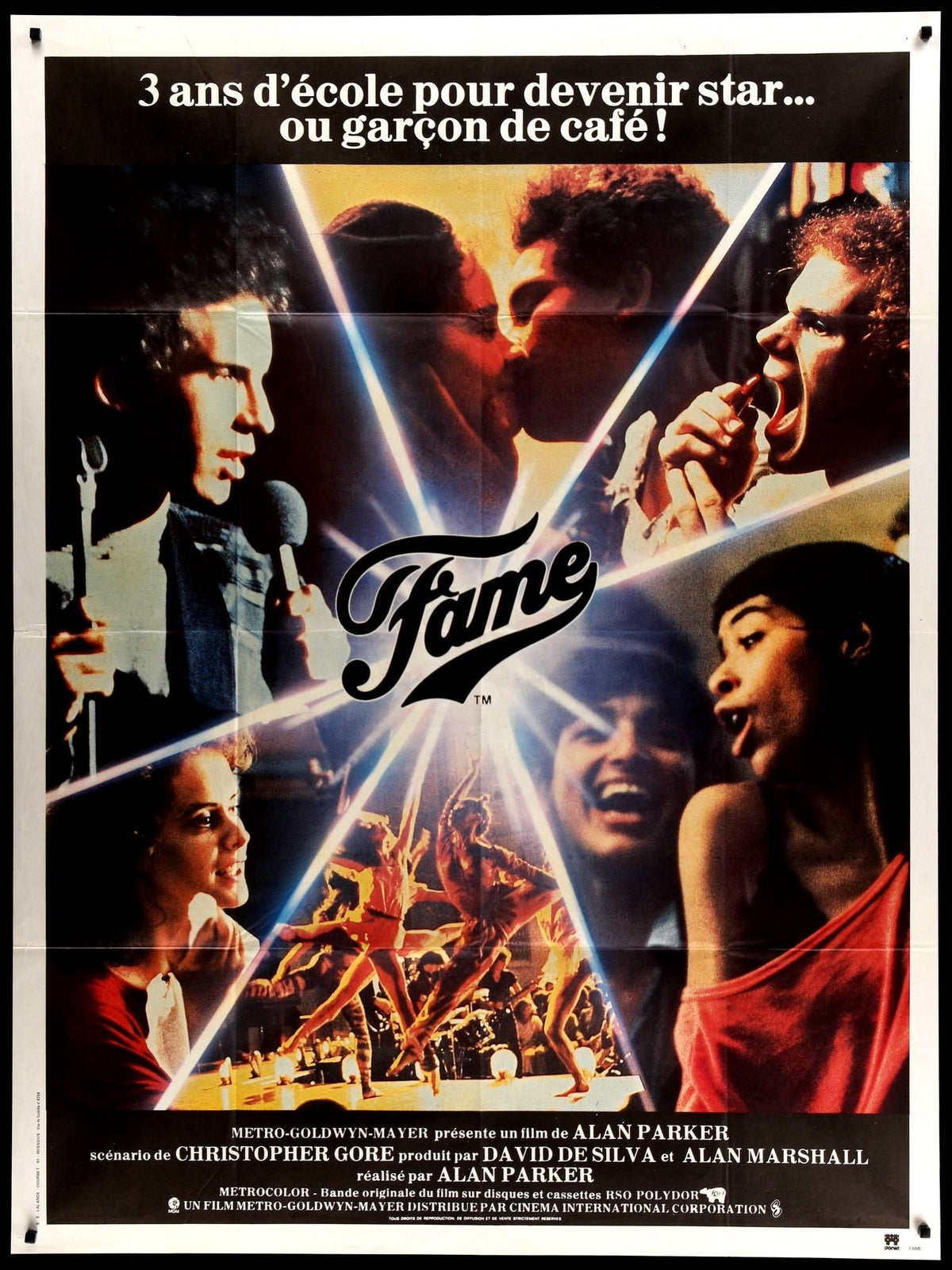 Fame (1980) original movie poster for sale at Original Film Art - Vintage Movie Posters