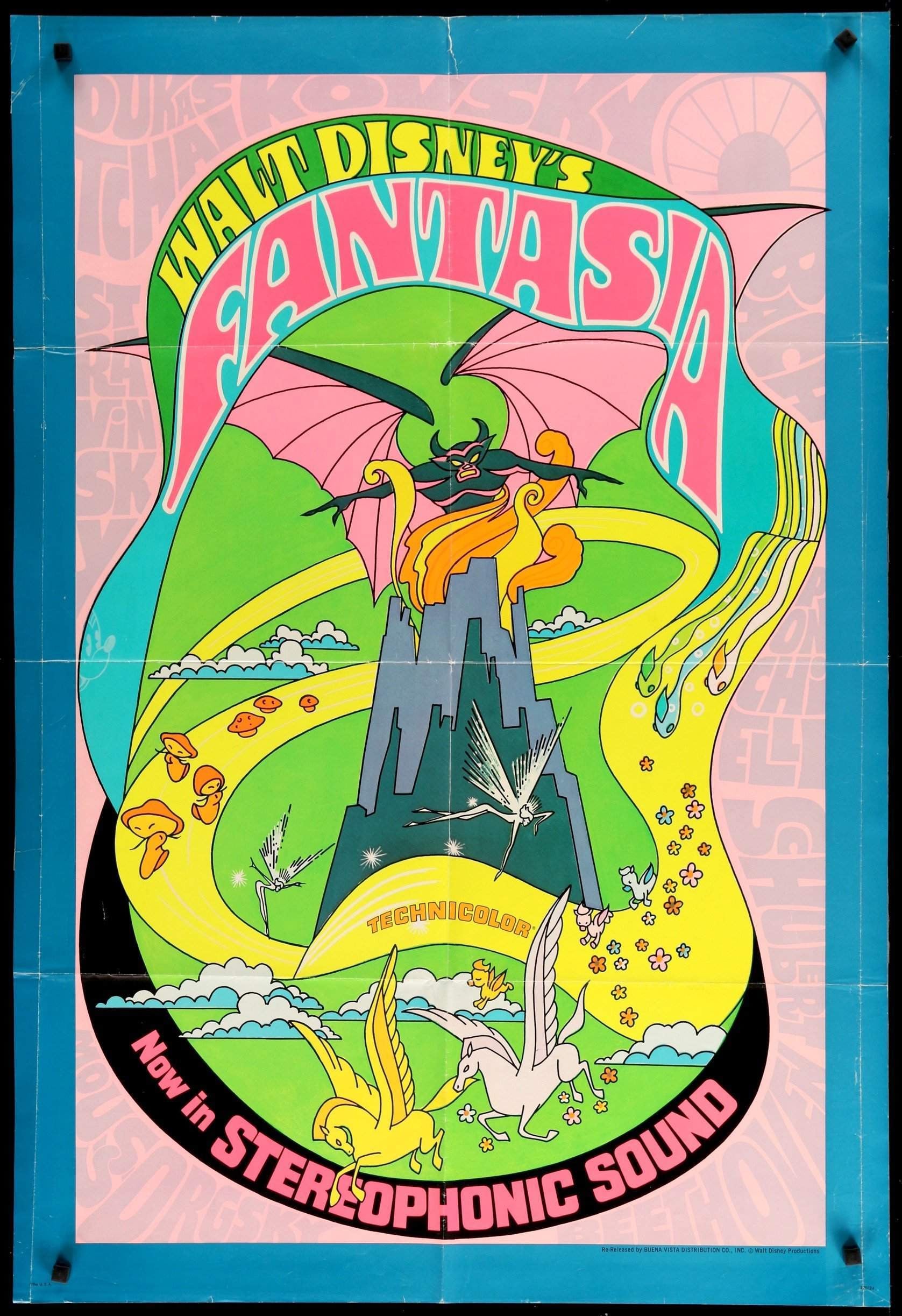 Fantasia (1940) Original R1970 One-Sheet Movie Poster - Original