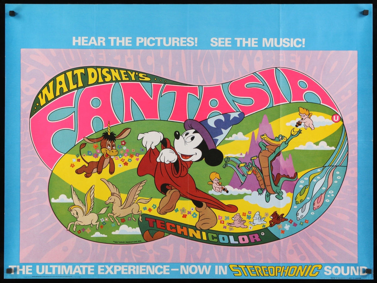 Fantasia (1940) original movie poster for sale at Original Film Art - Vintage Movie Posters