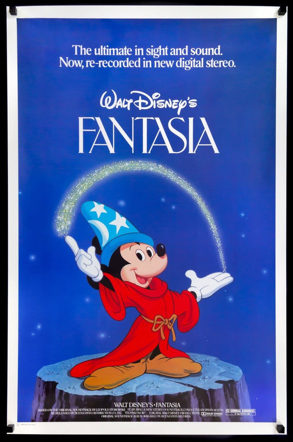 Fantasia (1940) Original R1982 One-Sheet Movie Poster - Original Film