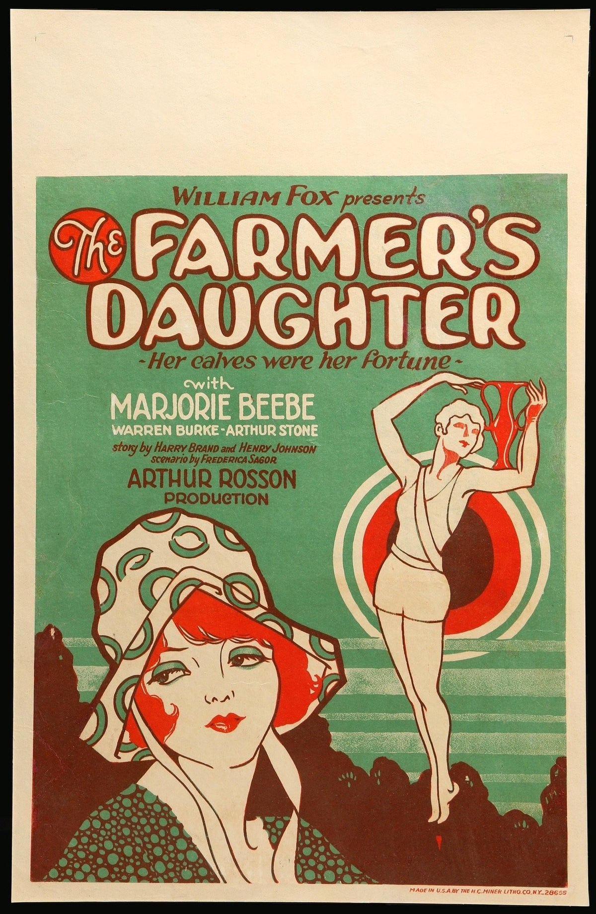 Farmer&#39;s Daughter (1928) original movie poster for sale at Original Film Art