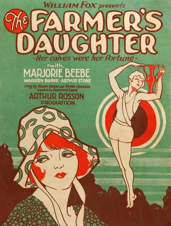 Farmer's Daughter (1928) original movie poster for sale at Original Film Art