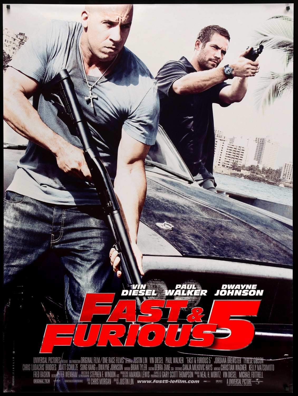 Fast Five (2011) original movie poster for sale at Original Film Art