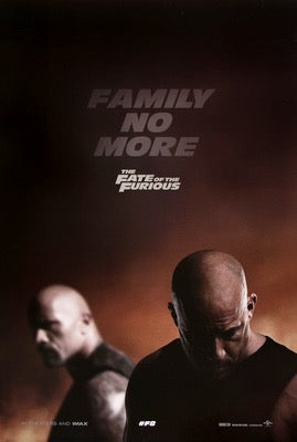 Fate of the Furious (2017) original movie poster for sale at Original Film Art