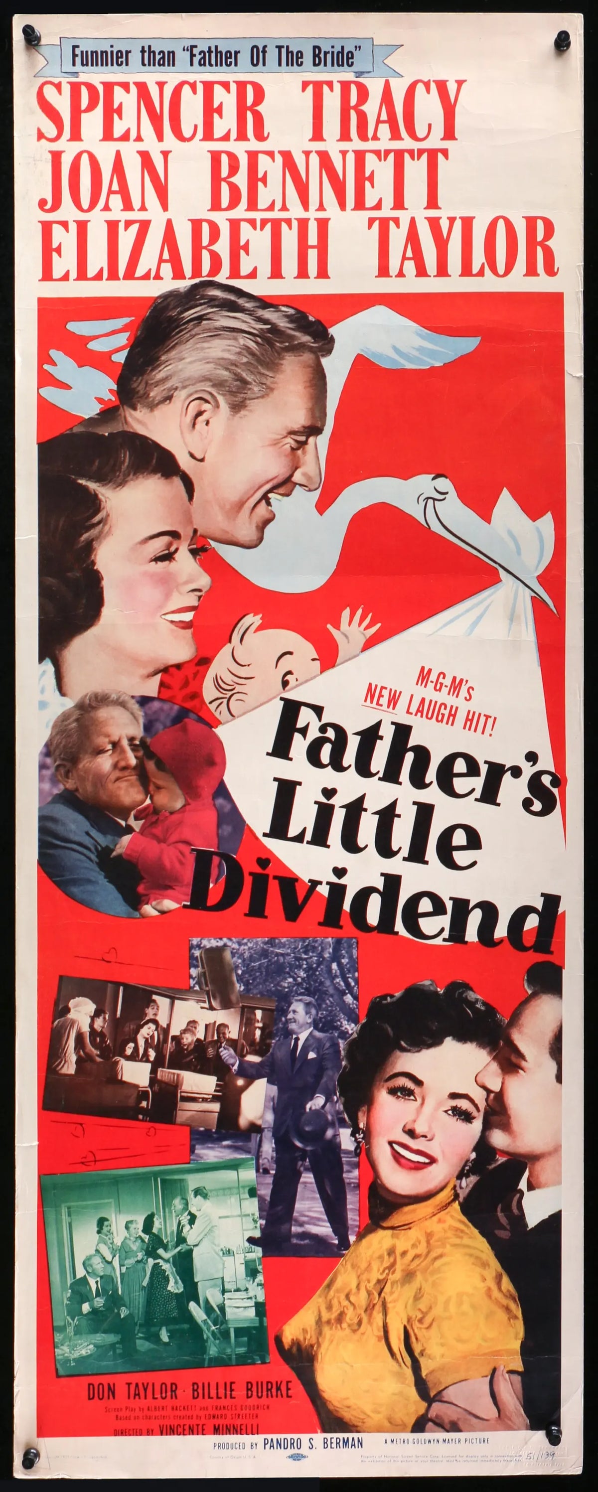 Father&#39;s Little Dividend (1951) original movie poster for sale at Original Film Art - Vintage Movie Posters