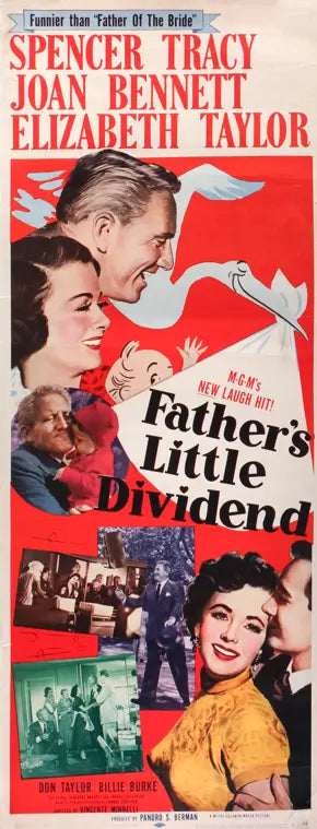 Father's Little Dividend (1951) original movie poster for sale at Original Film Art