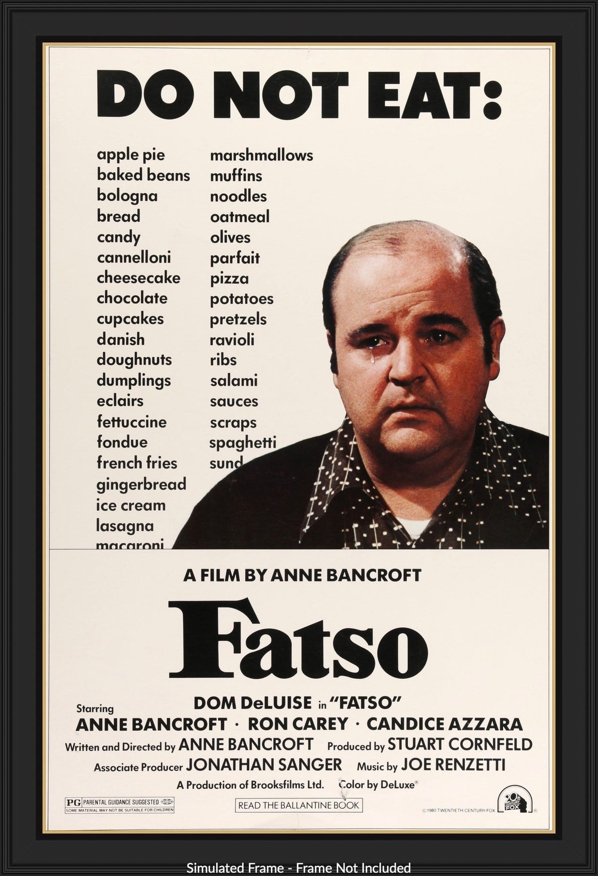 Fatso (1980) original movie poster for sale at Original Film Art - Vintage Movie Posters