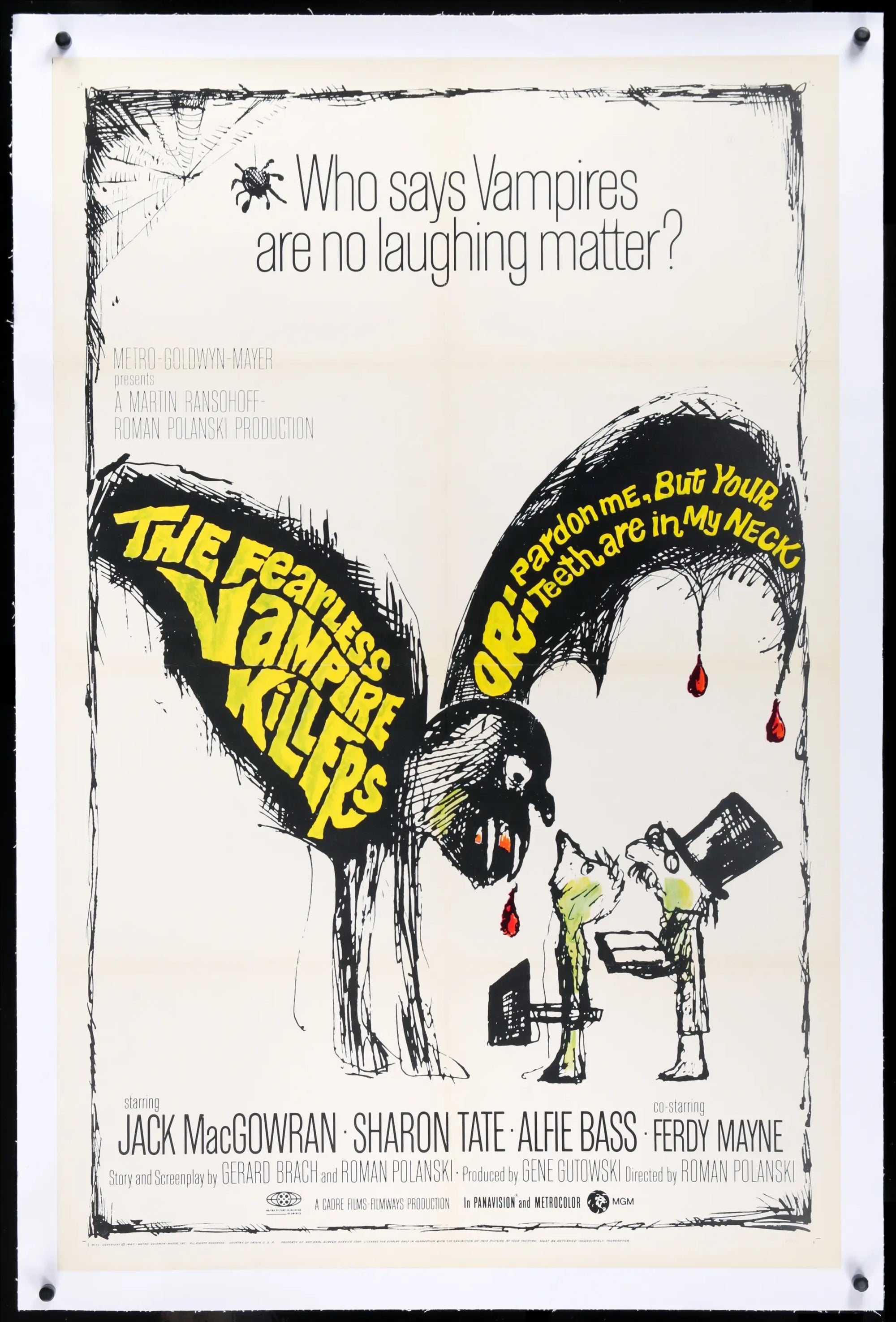 Fearless Vampire Killers (1967) original movie poster for sale at Original Film Art - Vintage Movie Posters