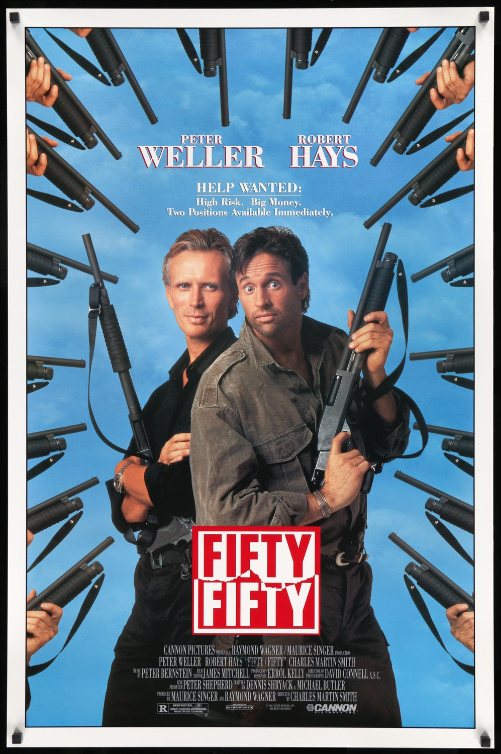 Fifty/Fifty (1992) original movie poster for sale at Original Film Art