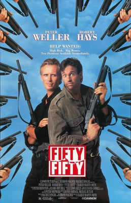 Fifty/Fifty (1992) original movie poster for sale at Original Film Art