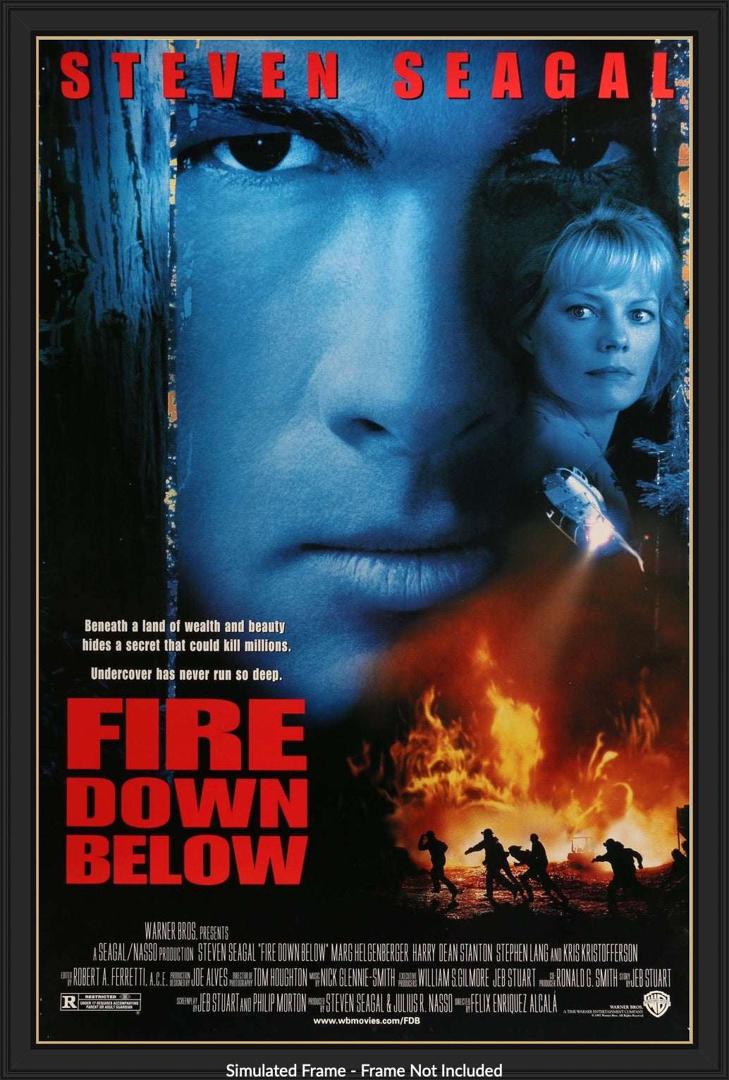 Fire Down Below 1997 Original One Sheet Movie Poster Original Film Art Vintage Movie Posters