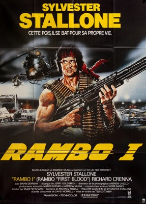 First Blood (1982) original movie poster for sale at Original Film Art - Vintage Movie Posters