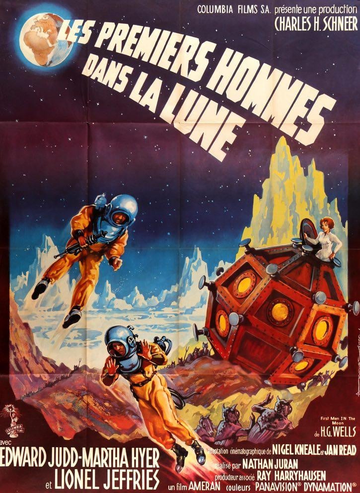 First Men in the Moon (1964) original movie poster for sale at Original Film Art - Vintage Movie Posters
