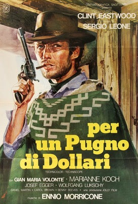 Fistful of Dollars (1964) original movie poster for sale at Original Film Art - Vintage Movie Posters