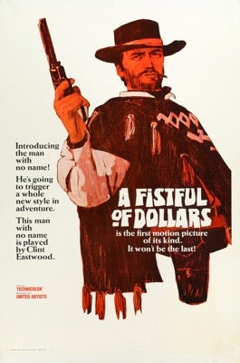 Fistful of Dollars (1964) original movie poster for sale at Original Film Art - Vintage Movie Posters