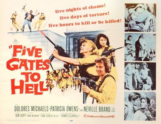 Five Gates to Hell (1959) original movie poster for sale at Original Film Art