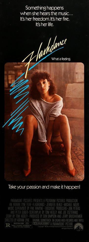 Flashdance (1983) original movie poster for sale at Original Film Art - Vintage Movie Posters