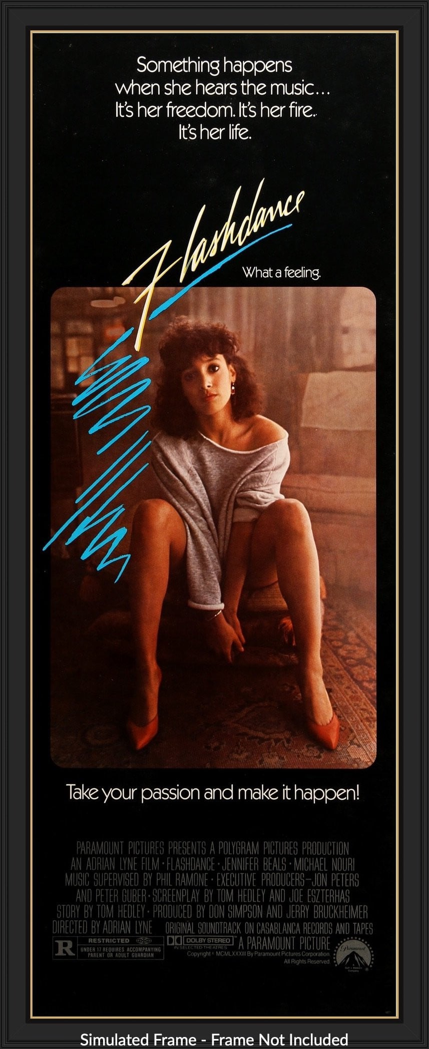 Flashdance (1983) original movie poster for sale at Original Film Art - Vintage Movie Posters
