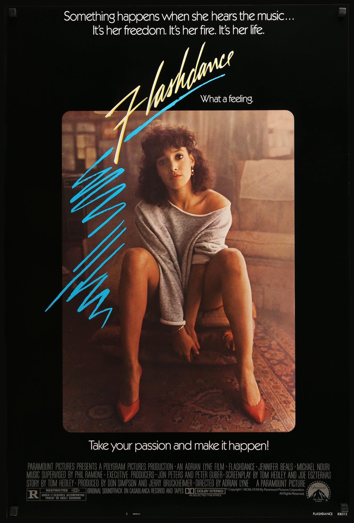 Flashdance (1983) original movie poster for sale at Original Film Art - Vintage Movie Posters