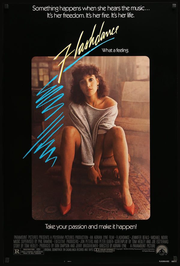 フラッシュダンス　USオリジナル映画ポスター flashdance_1983_original_film_