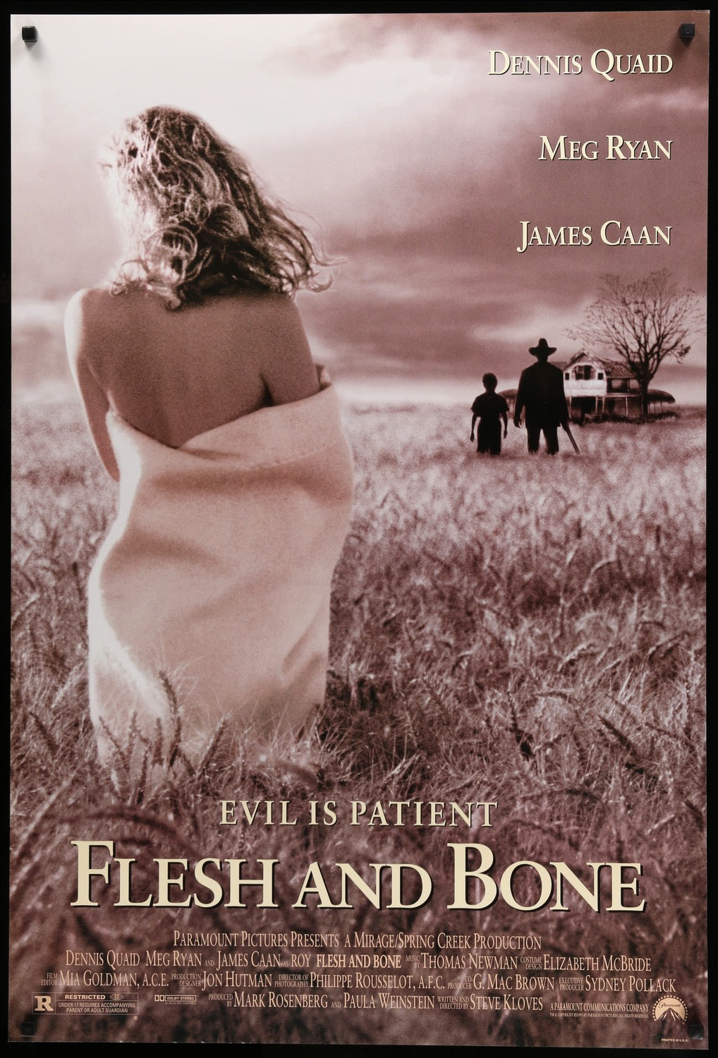 Flesh and Bone (1993) original movie poster for sale at Original Film Art