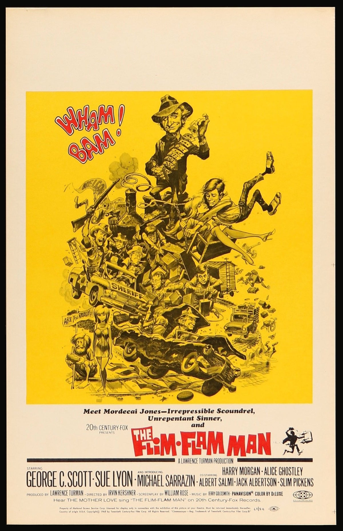 Flim-Flam Man (1967) original movie poster for sale at Original Film Art