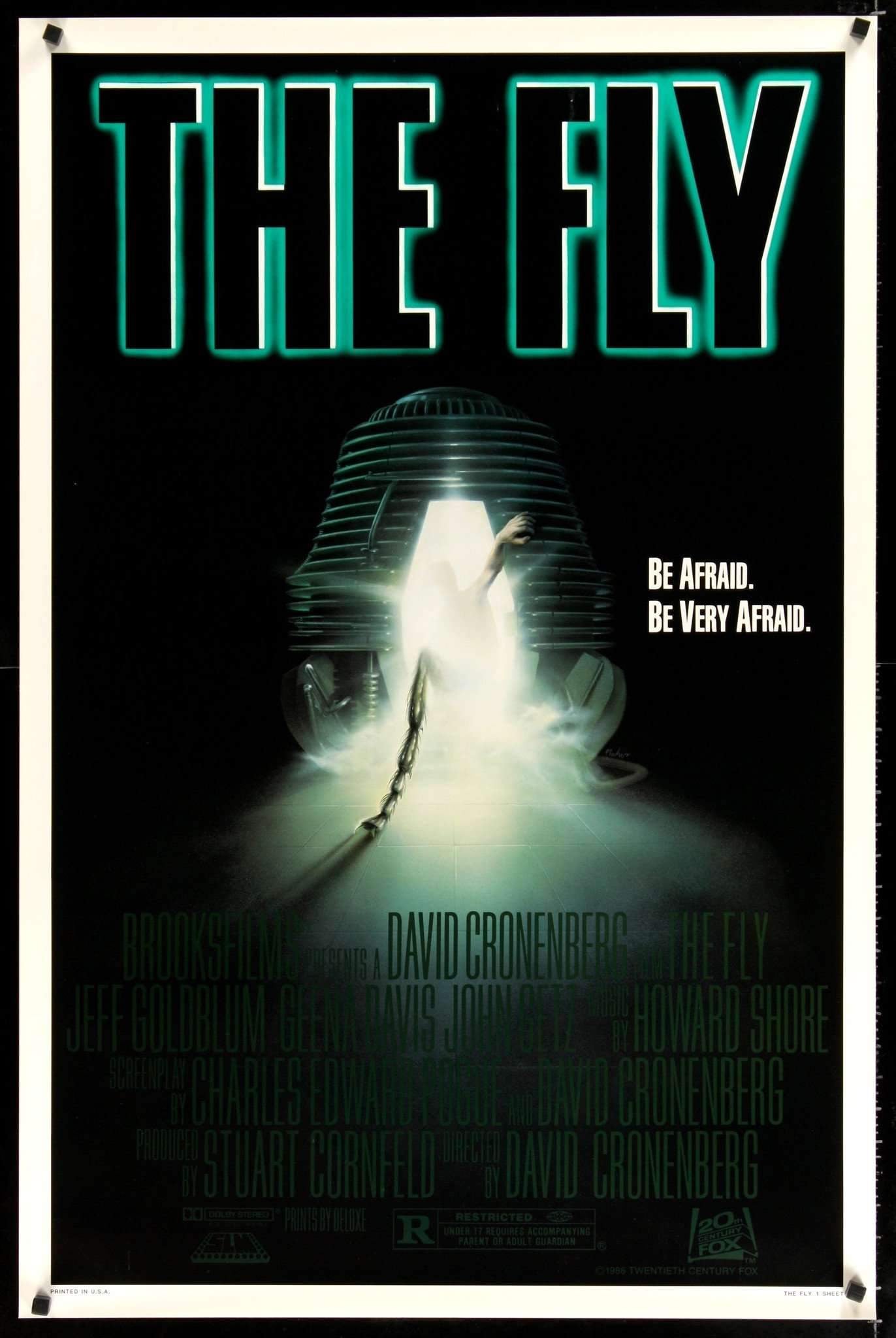 Fly (1986) original movie poster for sale at Original Film Art - Vintage Movie Posters