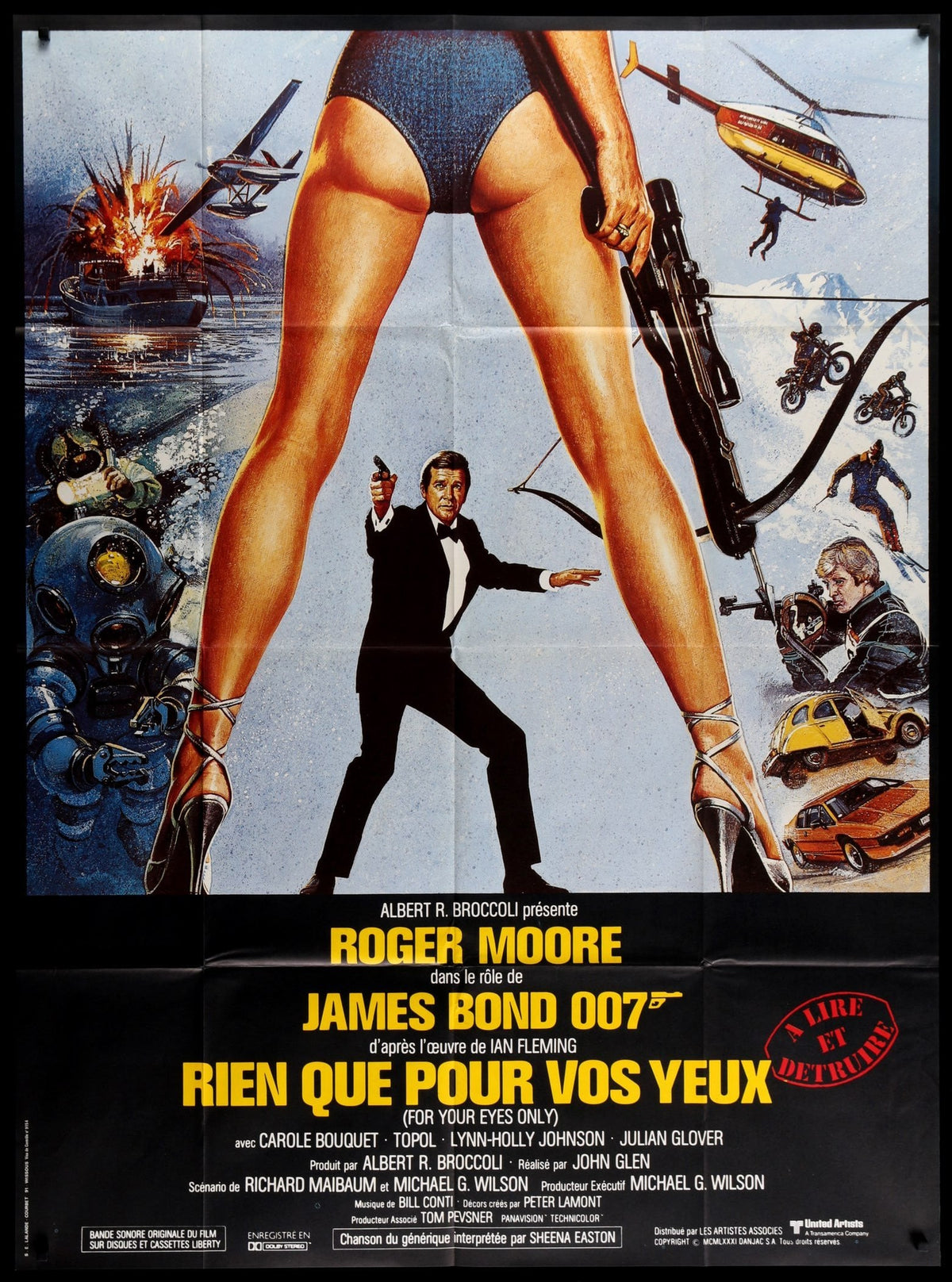 For Your Eyes Only (1981) original movie poster for sale at Original Film Art - Vintage Movie Posters