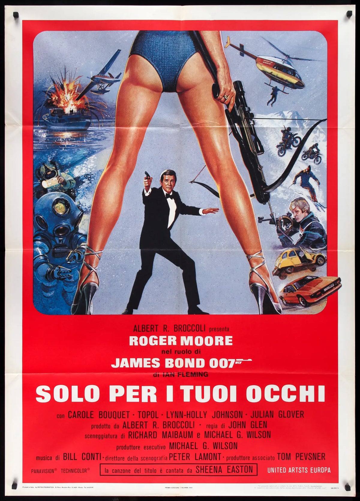 For Your Eyes Only (1981) original movie poster for sale at Original Film Art